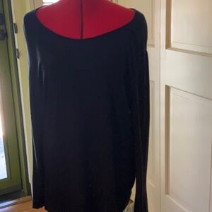 EF Elegant Black Long Sleeve Top
